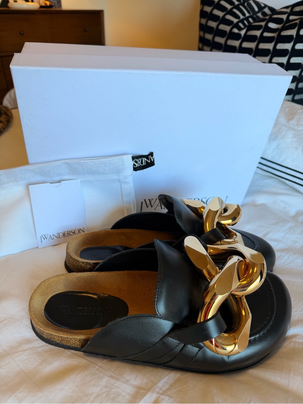 JW Anderson Chunky Napa Chain Slide Mules - Picture 14 of 14